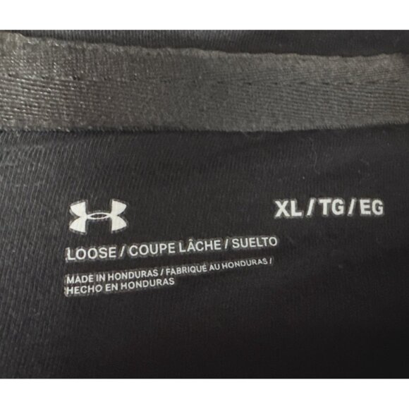 Under Armour Mens XL Project Rock Blood Sweat Respect Hoodie Heavyweight Black - Picture 3 of 14